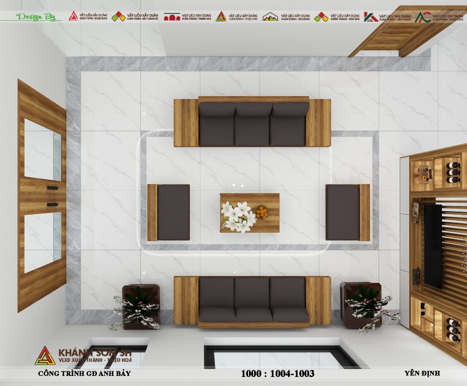 Phương án gạch lát Sàn cho gia đình nhà a Bẩy