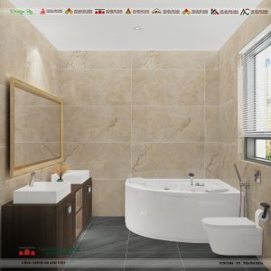Gạch ốp lát Á Mỹ Kích thước 60×120 SILVER ROOT 21.B.612.2858