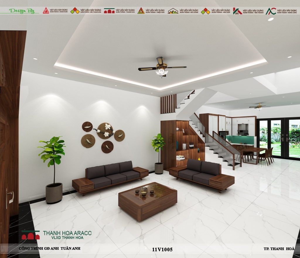 Gạch lát nền Pocelain – Men Bóng 11V11005 100x100cm